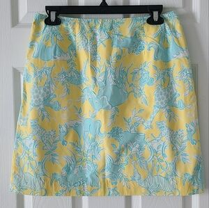 Lilly Pulitzer Sunsine Junkano Safari Print Skirt